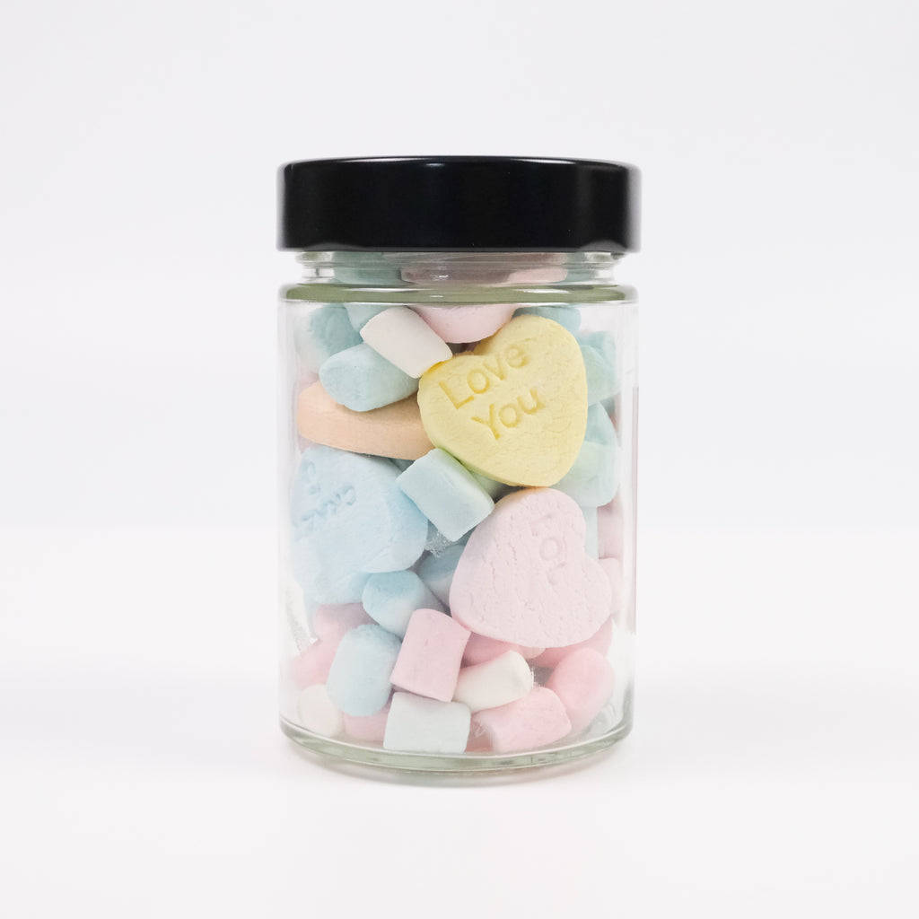 Sweet Candy Jar with Marshmallows